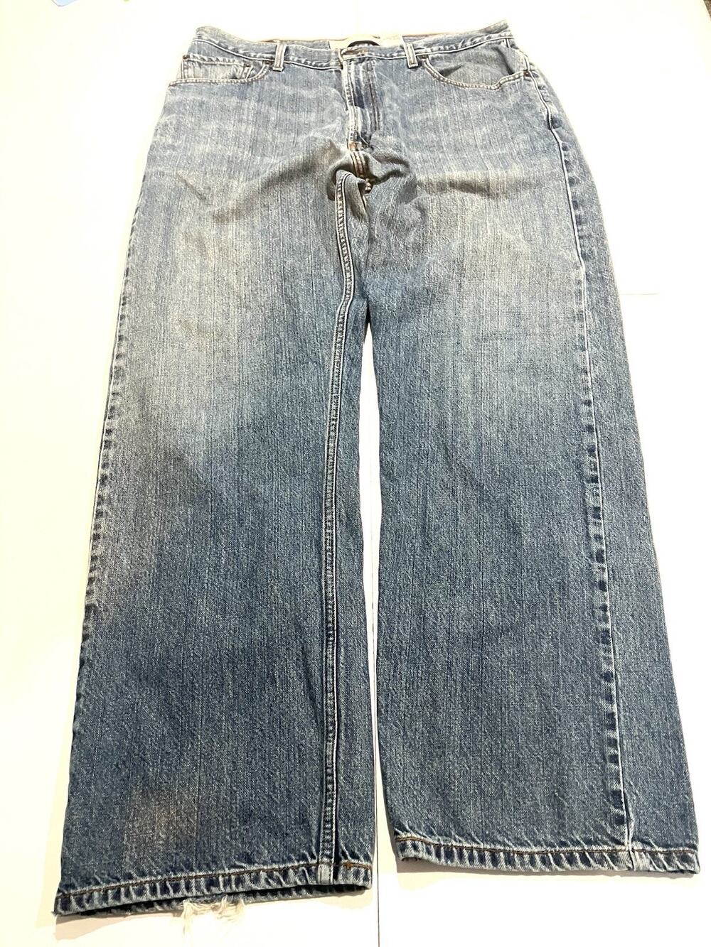 Y2K Levi's 569 Jeans Men's 36x34 (Fits 35x31) Loose Straight Baggy Blue Denim